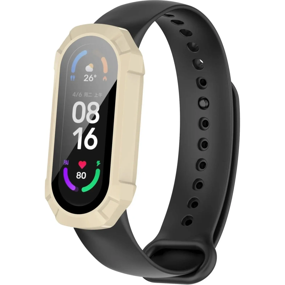 Hurtownia GSM - Bizon Case AntiShock Set Xiaomi Mi Band 7 alb - BIZ2370 - {ean13} - Hurt