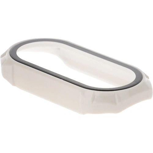 Etui ze szkłem Bizon Case AntiShock Set Xiaomi Mi Band 7 białe