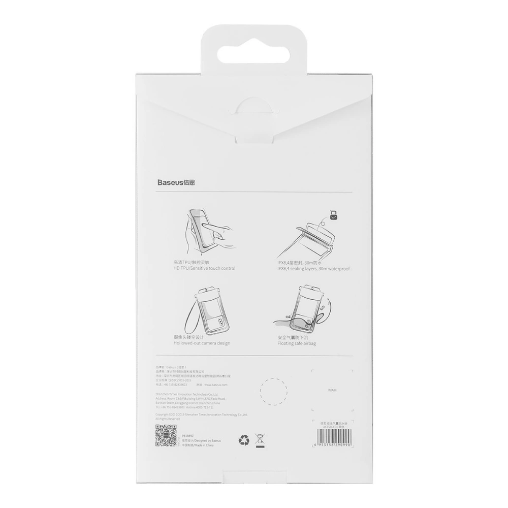 Hurtownia GSM - Universelle wasserdichte Hülle Baseus Safe Airbag für Smartphones (weiß) - BSU1346WHT - {ean13} - Hurt