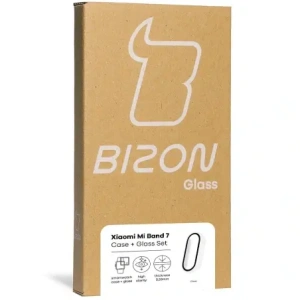 Wholesale Bizon Case Case + Glass Set Xiaomi Mi Band 7 clear - BIZ2372 - {ean13} - Hurt
