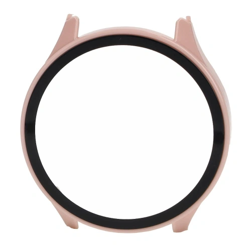 Etui Bizon Case+Glass Set do Xiaomi Watch S1 Pro różowe