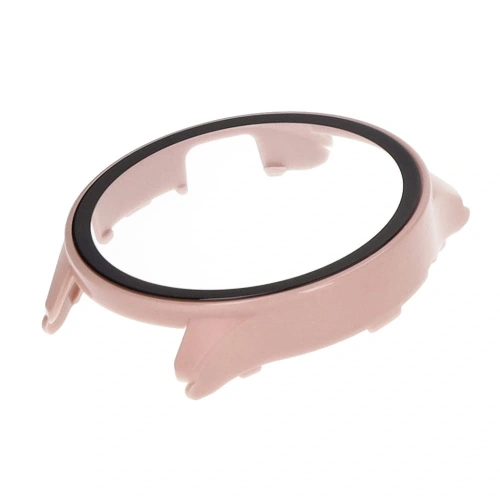 Etui Bizon Case+Glass Set do Xiaomi Watch S1 Pro różowe