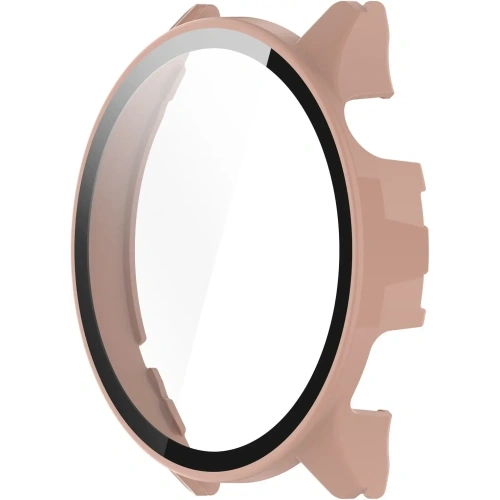 Etui Bizon Case+Glass Set do Xiaomi Watch S1 Pro różowe