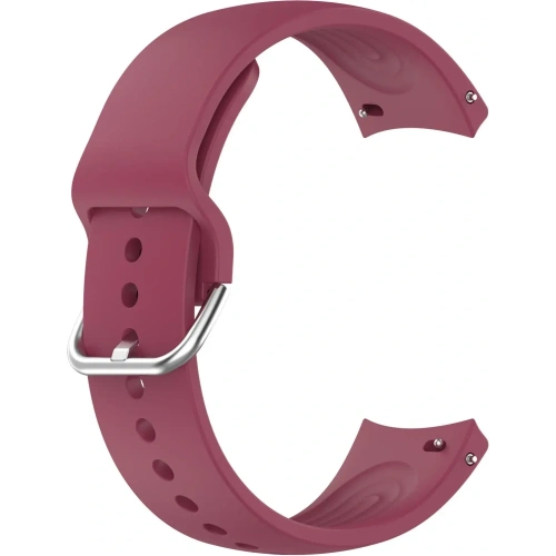 Pasek Bizon Strap Watch Silicone Pro do Xiaomi Watch S1 Pro ciemnofioletowy