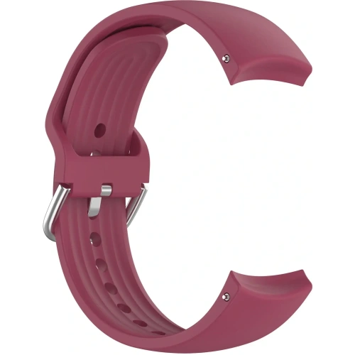 Pasek Bizon Strap Watch Silicone Pro do Xiaomi Watch S1 Pro ciemnofioletowy