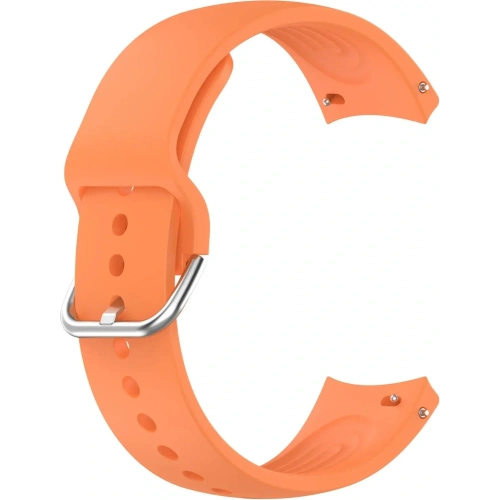 Pasek Bizon Strap Watch Silicone Pro do Xiaomi Watch S1 Pro pomarańczowy