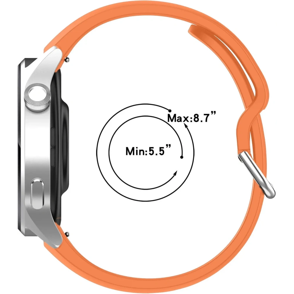 Hurtownia GSM - Ceas cu curea din silicon Bizon Pro Xiaomi Watch S1 Pro portocalie - BIZ2376 - {ean13} - Hurt