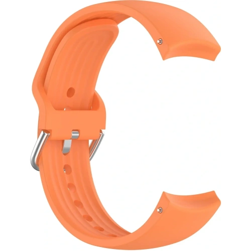 Pasek Bizon Strap Watch Silicone Pro do Xiaomi Watch S1 Pro pomarańczowy