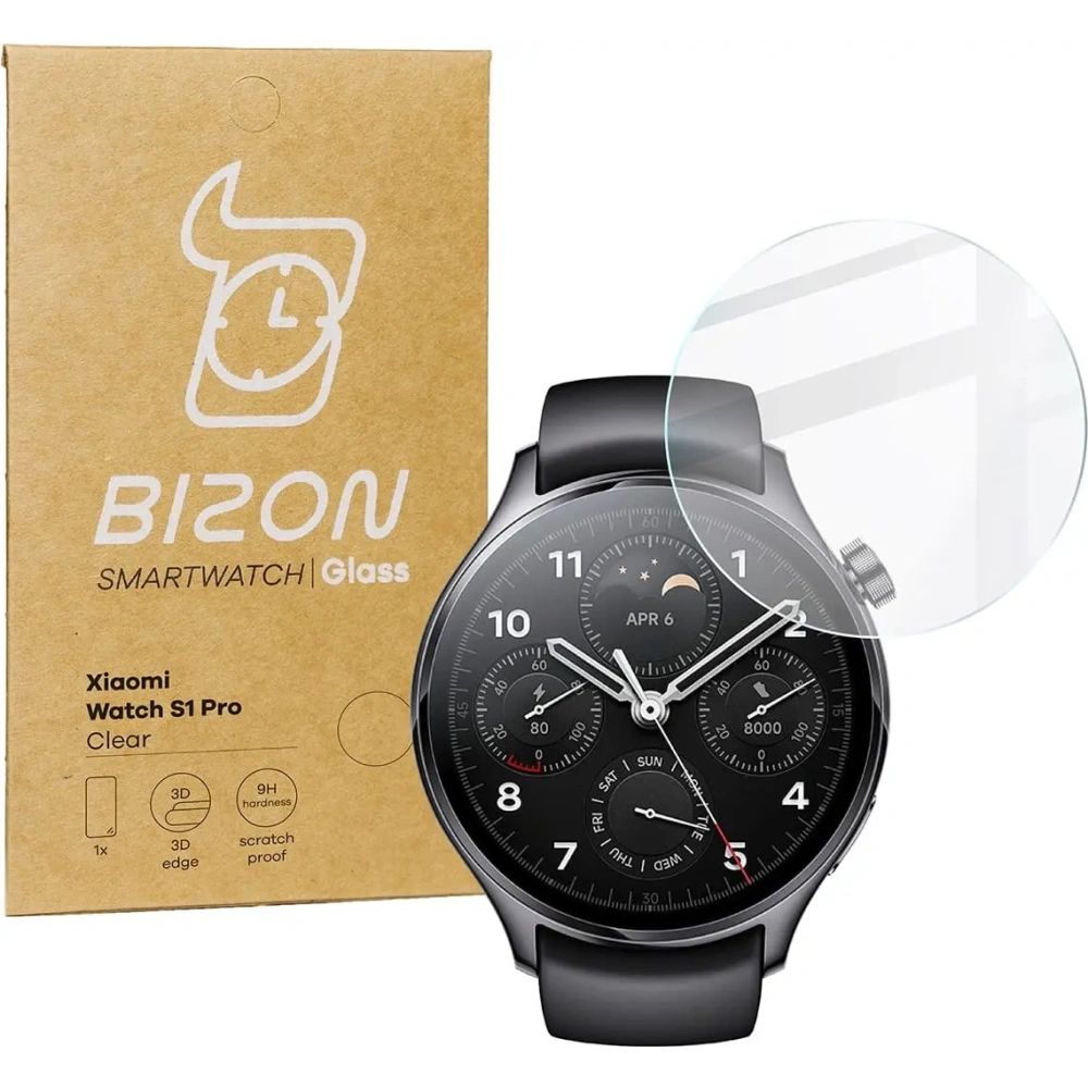 Hurtownia GSM - Bizon Glass Clear Xiaomi Watch S1 Pro - BIZ2379 - {ean13} - Hurt