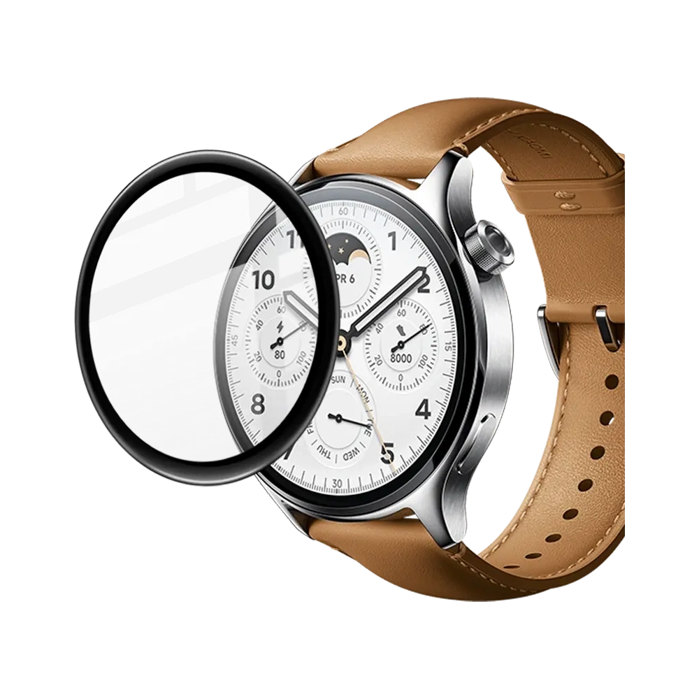 Hurtownia GSM - Sklo hybridní Bizon Glass Watch Edge Hybrid pro Xiaomi Watch S1 Pro černé - BIZ2380 - {ean13} - Hurt