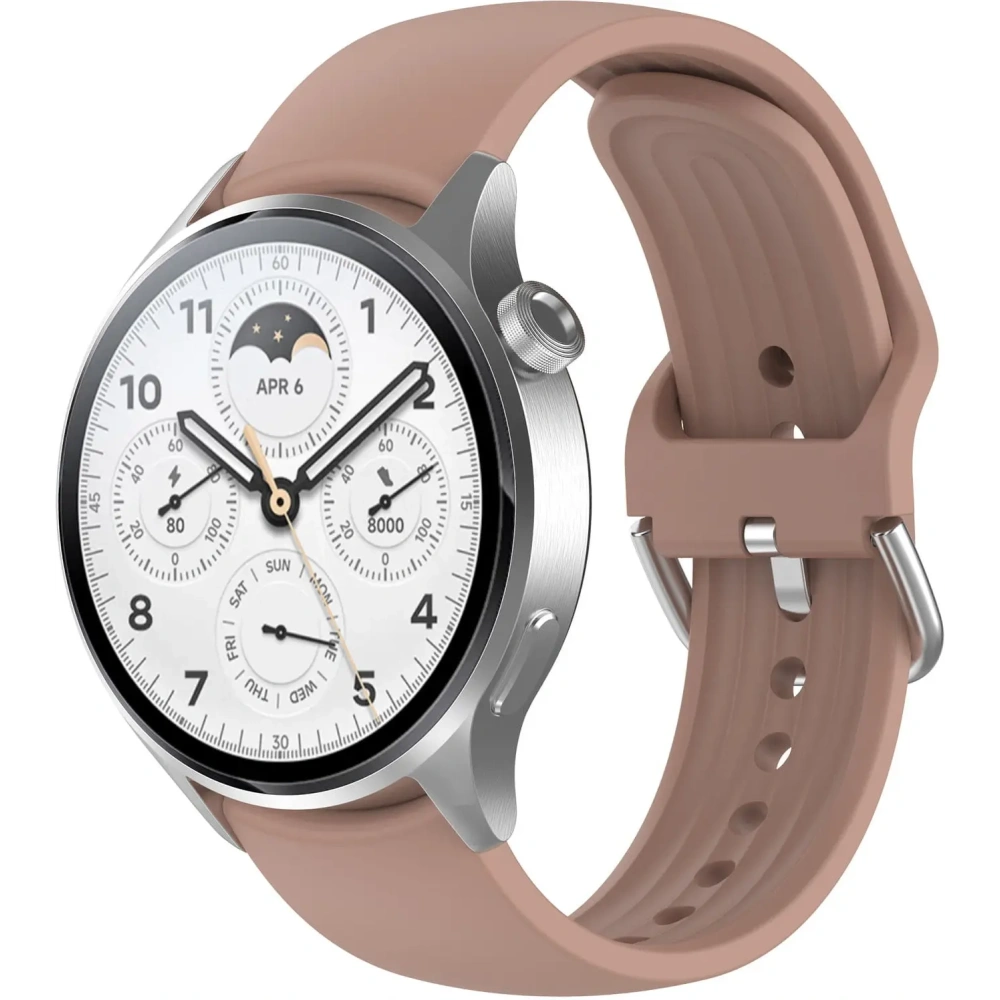 Hurtownia GSM - Pasek Bizon Strap Watch Silicone Pro do Xiaomi Watch S1 Pro pudrově růžový - BIZ2381 - {ean13} - Hurt