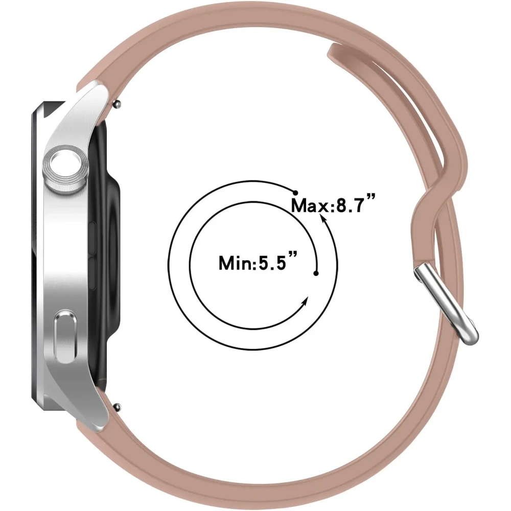 Hurtownia GSM - Bizon Strap Watch Silicone Pro Xiaomi Ceas S1 Pro roz pudră - BIZ2381 - {ean13} - Hurt
