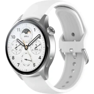 Wholesale Bizon Strap Watch Silicone Pro Xiaomi Watch S1 Pro white - BIZ2382 - {ean13} - Hurt
