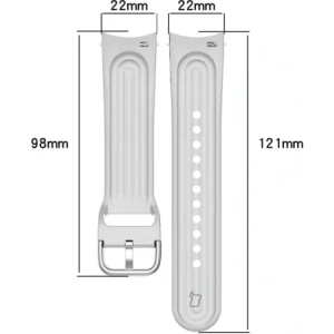 Wholesale Bizon Strap Watch Silicone Pro Xiaomi Watch S1 Pro white - BIZ2382 - {ean13} - Hurt