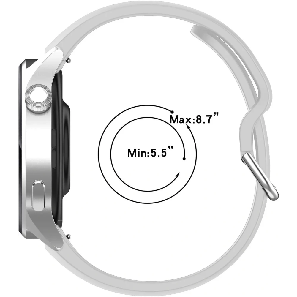Hurtownia GSM - Bizon Strap Uhr Silikon Pro Xiaomi Uhr S1 Pro weiß - BIZ2382 - {ean13} - Hurt
