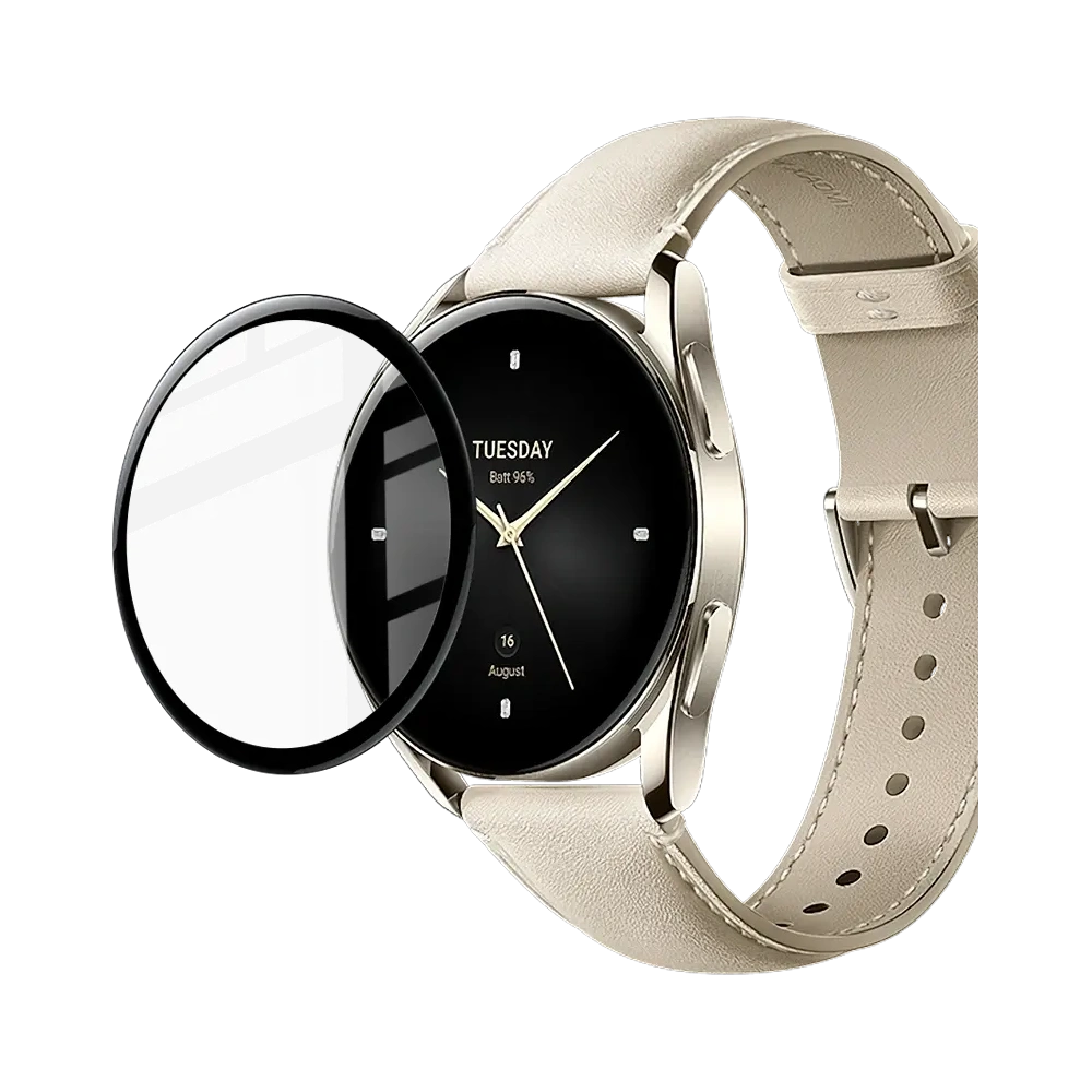 Wholesale Bizon Glass Edge Xiaomi Watch S2 42 mm black - BIZ2383 - {ean13} - Hurt