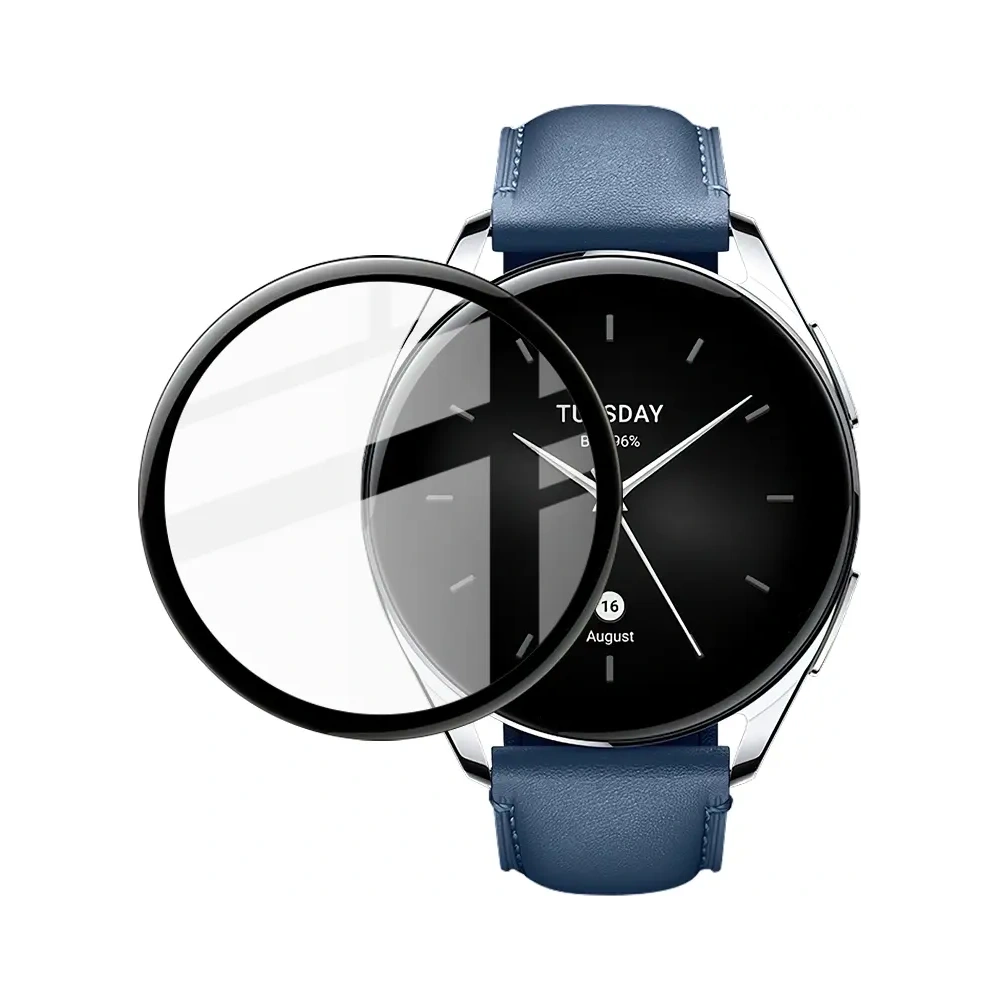 Hurtownia GSM - Bizon Glass Edge Xiaomi Ceas S2 46 mm negru - BIZ2384 - {ean13} - Hurt