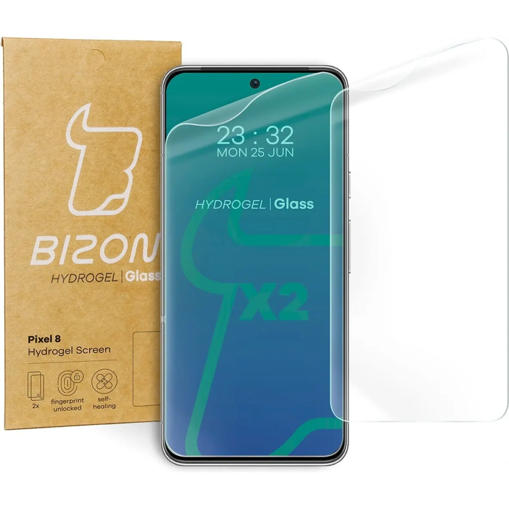 Hurtownia GSM - Bizon-Glas-Hydrog gel Pixel 8 [2 PACK] - BIZ2386 - {ean13} - Hurt
