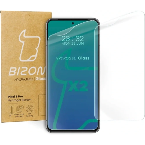 Folia hydrożelowa na ekran Bizon Glass Hydrogel do Pixel 8 Pro [2 PACK]