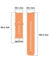Hurtownia GSM - Bizon Strap Uhr Silikon Pro Huawei Uhr 4 46 mm orange - BIZ2388 - {ean13} - Hurt