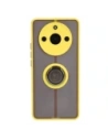 Wholesale Bizon Case Hybrid Ring Realme 11 Pro / 11 Pro+ smoky with a yellow frame - BIZ2389 - {ean13} - Hurt