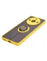 Hurtownia GSM - Etui z uchwytem na palec Bizon Case Hybrid Ring do Realme 11 Pro / 11 Pro+ przydymione z żółtą ramką - BIZ2389 - {ean13} - Hurt