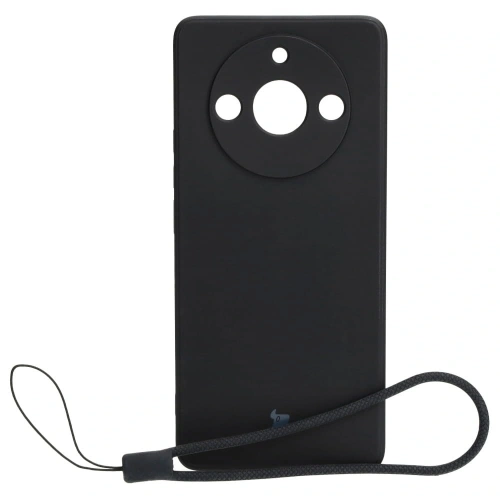 Etui Bizon Case Silicone Sq do Realme 11 Pro / 11 Pro+ czarne