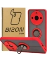 Bizon Case Hybrid Ring Realme 11 Pro / 11 Pro+ smoky with a red frame