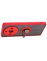 Bizon Case Hybrid Ring Realme 11 Pro / 11 Pro+ smoky with a red frame