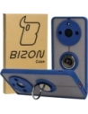 Hurtownia GSM - Bizon Case Hybrid Gyűrű Realme 11 Pro / 11 Pro+ füstös színben, tengerészkék kerettel - BIZ2393 - {ean13} - Hurt