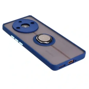 Hurtownia GSM - Bizon Case Hybrid Gyűrű Realme 11 Pro / 11 Pro+ füstös színben, tengerészkék kerettel - BIZ2393 - {ean13} - Hurt