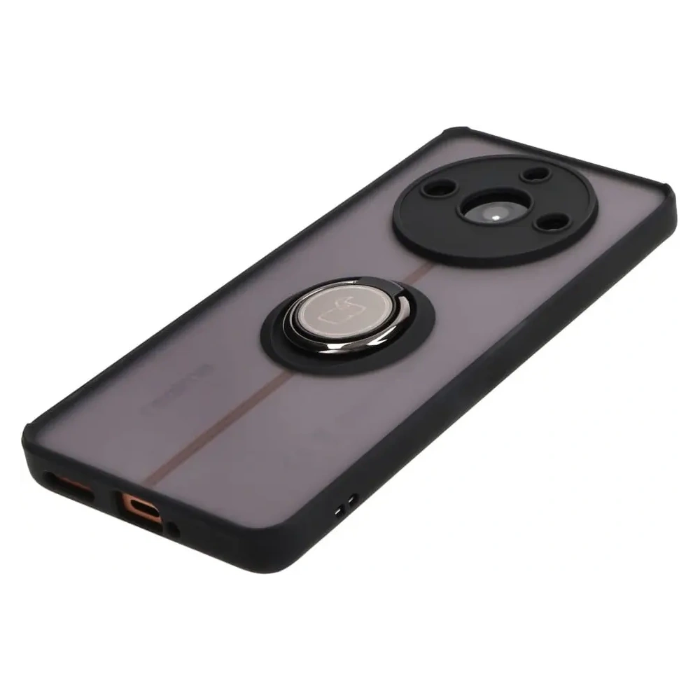 Hurtownia GSM - Bizon Case Hybrid Gyűrű Realme 11 Pro / 11 Pro+ füstös fekete kerettel - BIZ2395 - {ean13} - Hurt