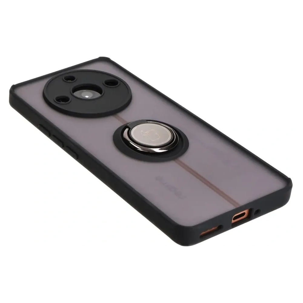 Hurtownia GSM - Bizon Case Hybrid Gyűrű Realme 11 Pro / 11 Pro+ füstös fekete kerettel - BIZ2395 - {ean13} - Hurt