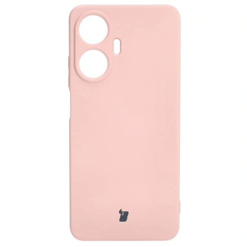 Etui Bizon Case Silicone do Realme C55 jasnoróżowe