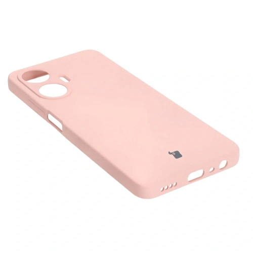 Etui Bizon Case Silicone do Realme C55 jasnoróżowe