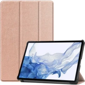 Hurtownia GSM - Etui Bizon Case Tab Croc do Samsung Galaxy Tab S9 růžovo-zlaté - BIZ2399 - {ean13} - Hurt