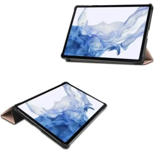 Hurtownia GSM - Etui Bizon Case Tab Croc do Samsung Galaxy Tab S9 růžovo-zlaté - BIZ2399 - {ean13} - Hurt