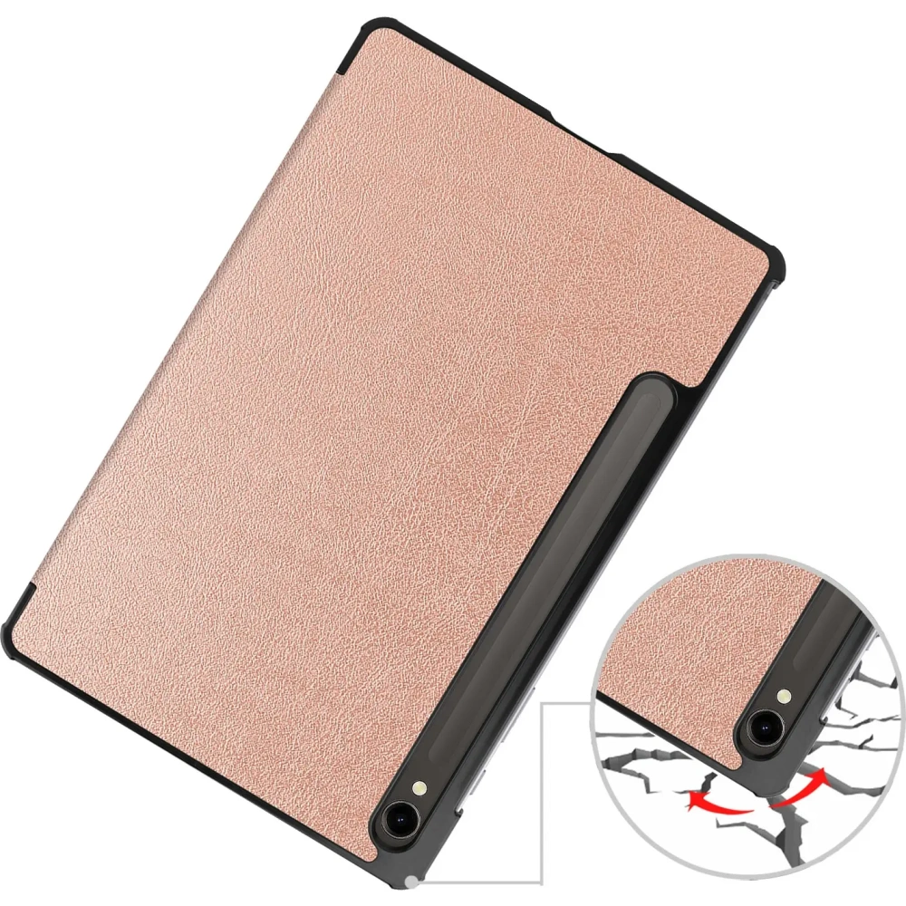 Hurtownia GSM - Etui Bizon Case Tab Croc do Samsung Galaxy Tab S9 růžovo-zlaté - BIZ2399 - {ean13} - Hurt