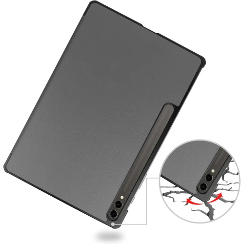 Etui Bizon Case Tab Croc do Samsung Galaxy Tab S10 Plus / S9 Plus szare