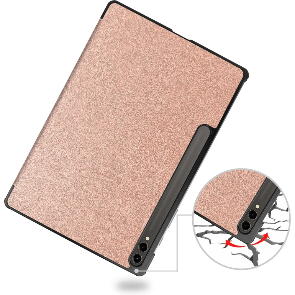 Hurtownia GSM - Etui Bizon Case Tab Croc do Samsung Galaxy Tab S10 Plus / S9 Plus růžovo-zlaté - BIZ2405 - {ean13} - Hurt