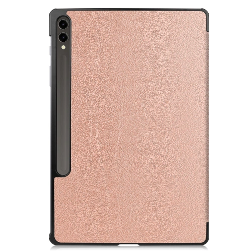 Etui Bizon Case Tab Croc do Samsung Galaxy Tab S10 Plus / S9 Plus różowozłote