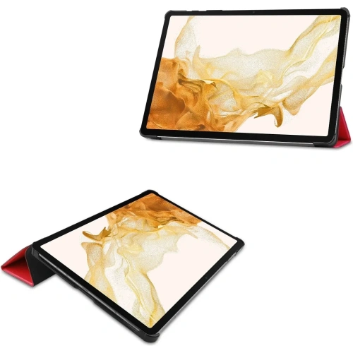 Etui Bizon Case Tab Croc do Samsung Galaxy Tab S10 Plus / S9 Plus czerwone