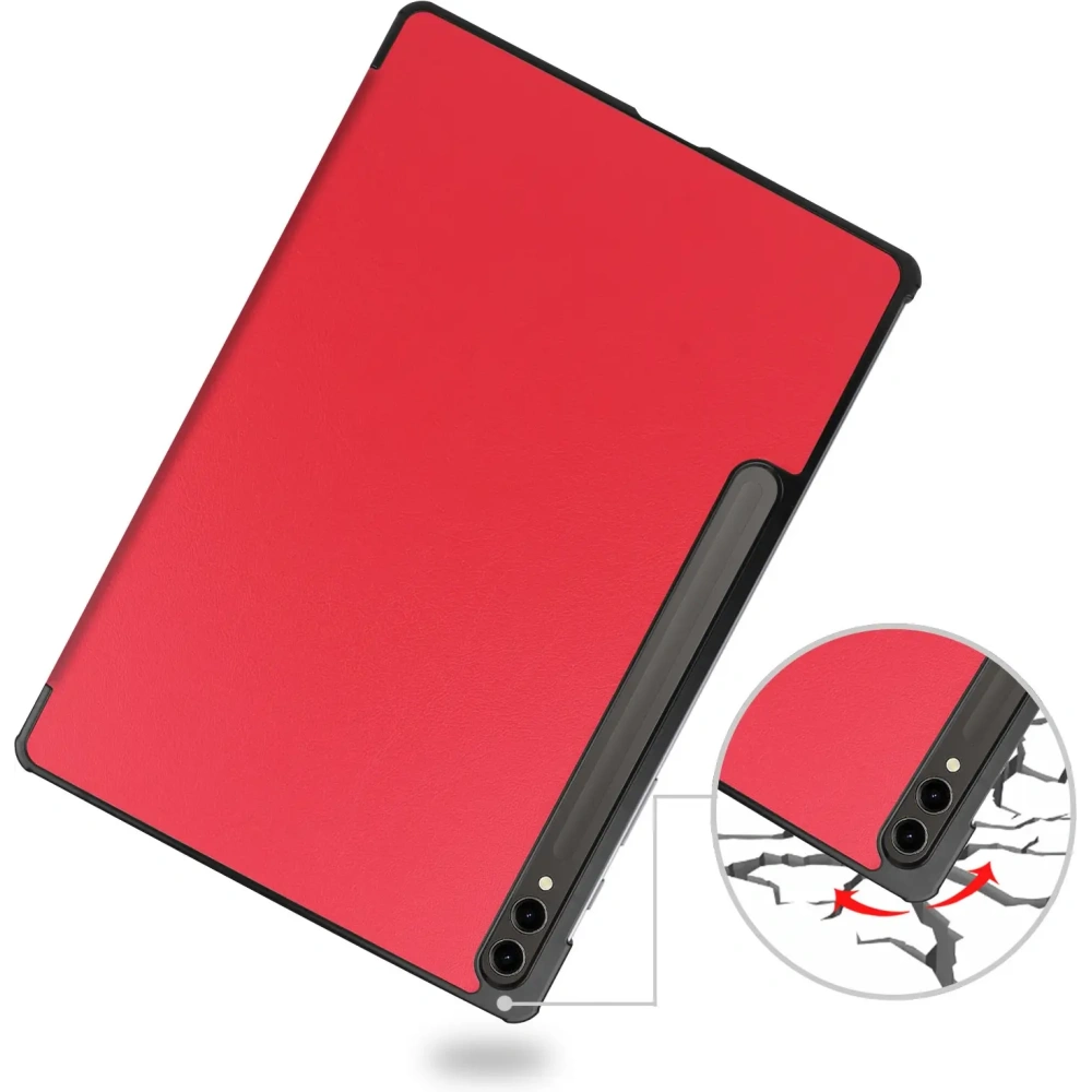 Hurtownia GSM - Etui Bizon Case Tab Croc do Samsung Galaxy Tab S10 Plus / S9 Plus červené - BIZ2406 - {ean13} - Hurt