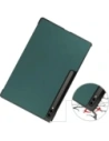 Hurtownia GSM - Etui Bizon Case Tab Croc do Samsung Galaxy Tab S10 Ultra / S9 Ultra tmavě zelené - BIZ2408 - {ean13} - Hurt
