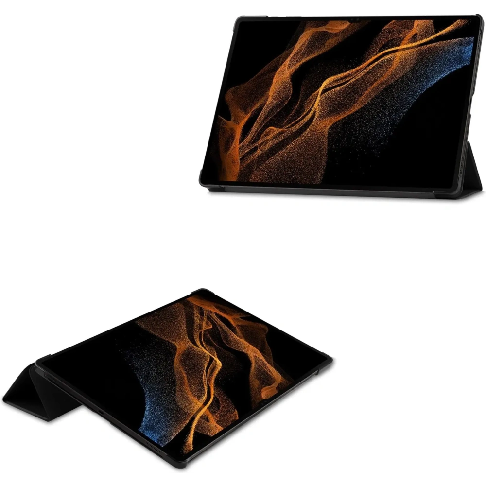 Hurtownia GSM - Etui Bizon Case Tab Croc do Samsung Galaxy Tab S10 Ultra / S9 Ultra černé - BIZ2409 - {ean13} - Hurt