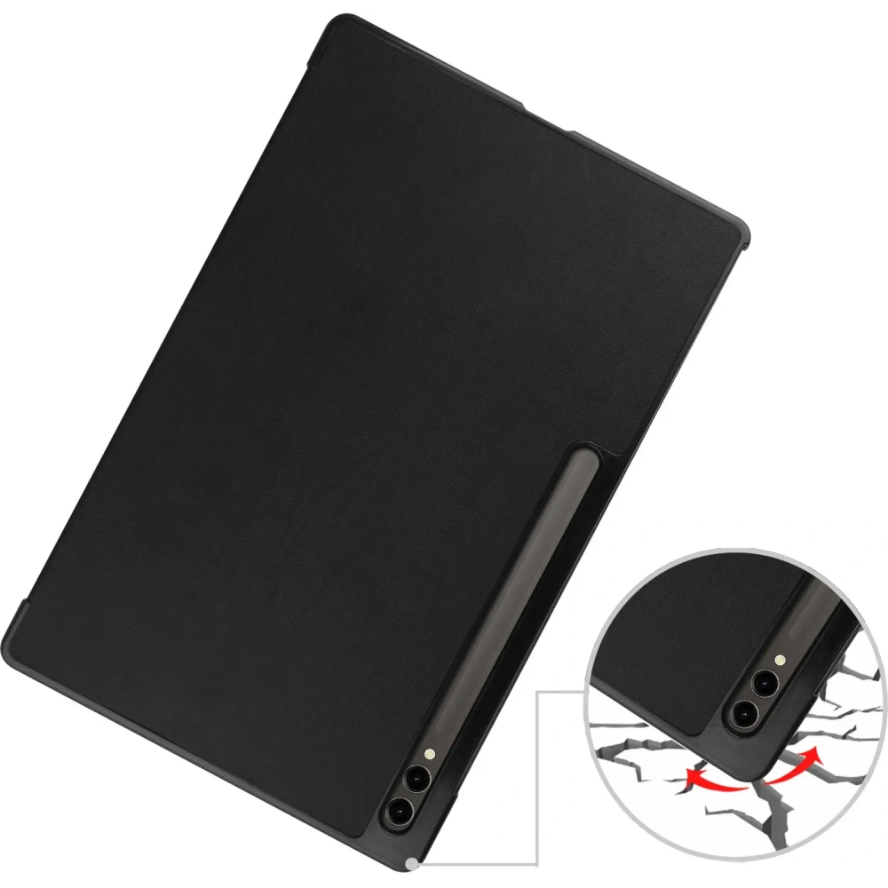 Hurtownia GSM - Etui Bizon Case Tab Croc do Samsung Galaxy Tab S10 Ultra / S9 Ultra černé - BIZ2409 - {ean13} - Hurt