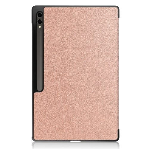 Etui Bizon Case Tab Croc do Samsung Galaxy Tab S10 Ultra / S9 Ultra różowozłote