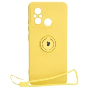 Hurtownia GSM - Bizon Case Inel din Silicon Sq Xiaomi Redmi 12C galben - BIZ2411 - {ean13} - Hurt