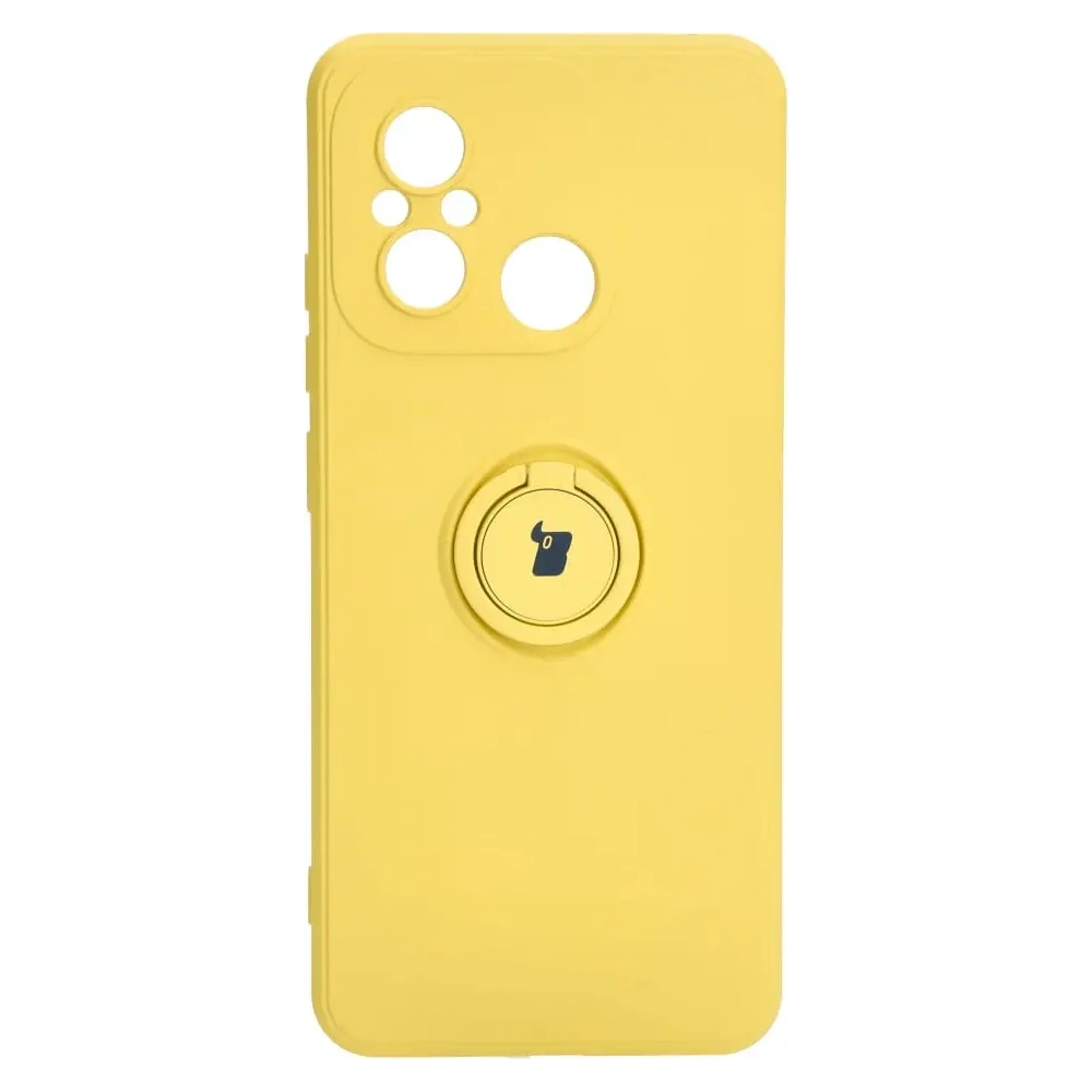 Hurtownia GSM - Bizon Case szilikon gyűrű Sq Xiaomi Redmi 12C sárga - BIZ2411 - {ean13} - Hurt