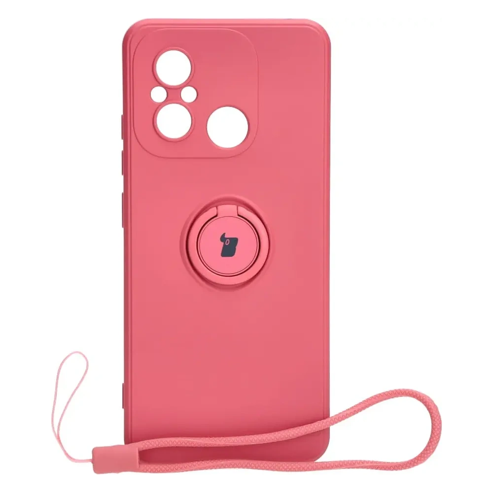 Hurtownia GSM - Bizon Case Szilikon Gyűrű Sq Xiaomi Redmi 12C piszkos rózsaszín - BIZ2412 - {ean13} - Hurt